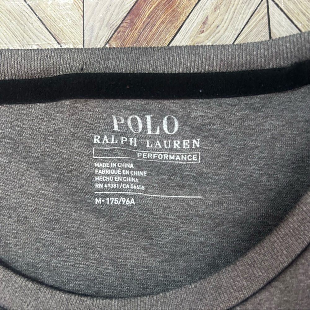 Polo Ralph Lauren Gray P-Wing Active Fit Performance T-Shirt Tee M -175/96A - Picture 3 of 7